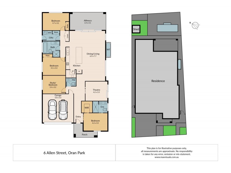 6 Allen Street, Oran Park NSW 2570 Floorplan