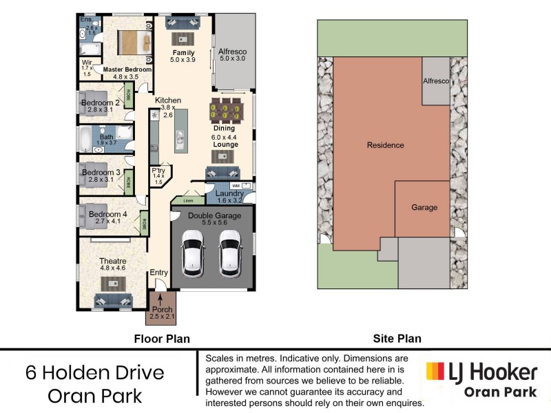 6 Holden Drive, Oran Park NSW 2570 Floorplan