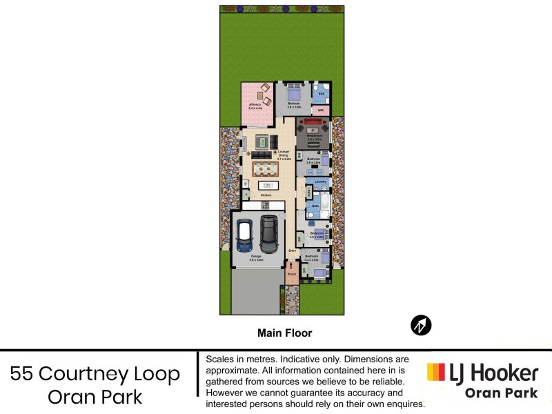 55 Courtney Loop, Oran Park NSW 2570 Floorplan