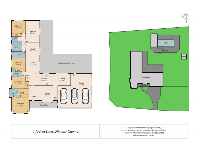 1 Archer Lane, Windsor Downs NSW 2756 Floorplan