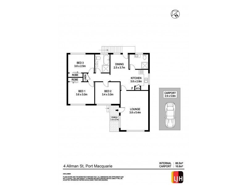 4 Allman Street, Port Macquarie NSW 2444 Floorplan