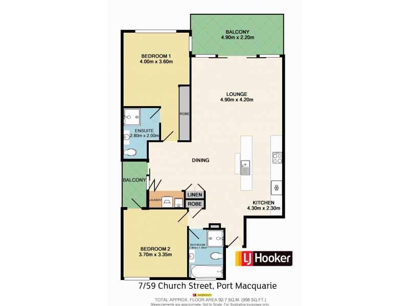 7/59 Church Street, Port Macquarie NSW 2444 Floorplan