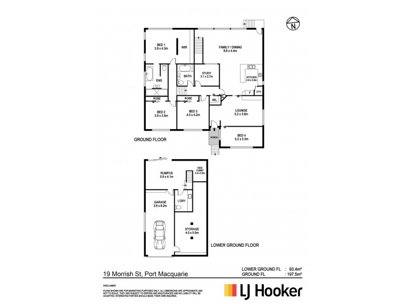 19 Morrish Street, Port Macquarie NSW 2444 Floorplan