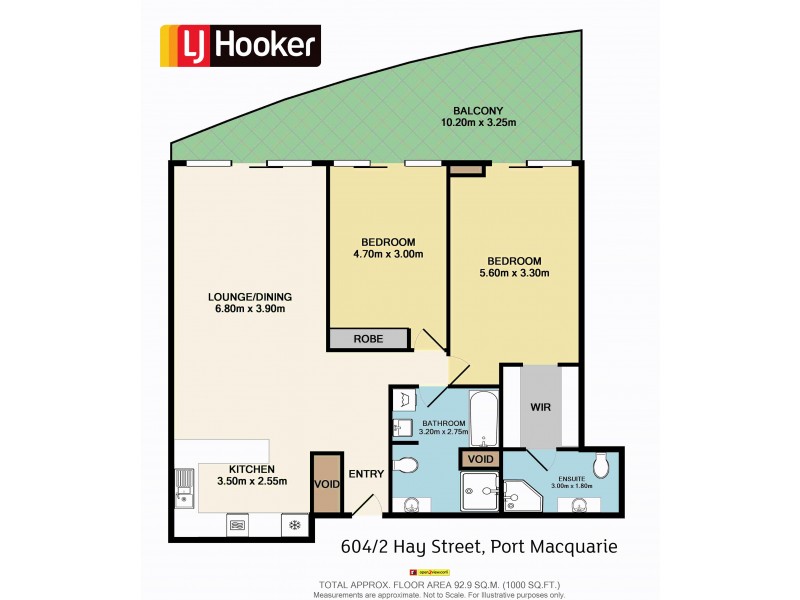 604/2 Hay Street (Rydges), Port Macquarie NSW 2444 Floorplan