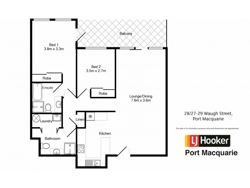 28/27-29 Waugh Street, Port Macquarie NSW 2444 Floorplan