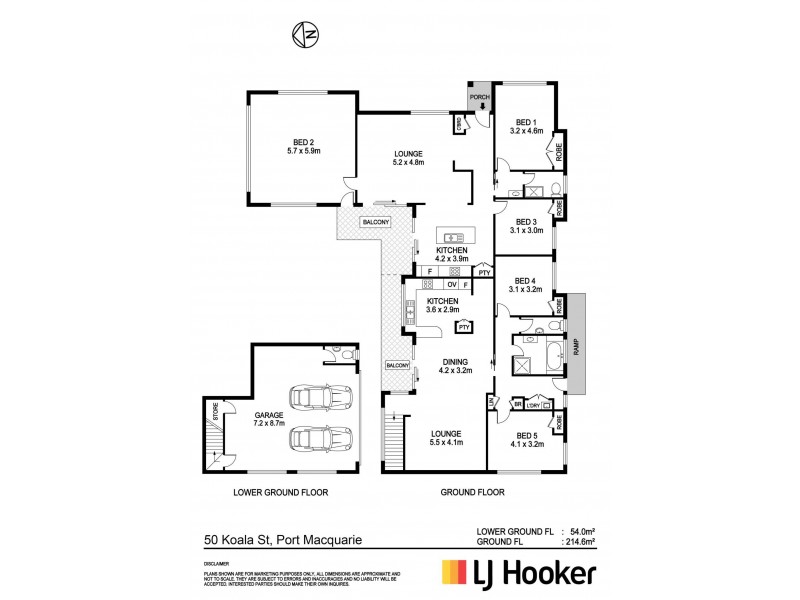 50 Koala Street, Port Macquarie NSW 2444 Floorplan