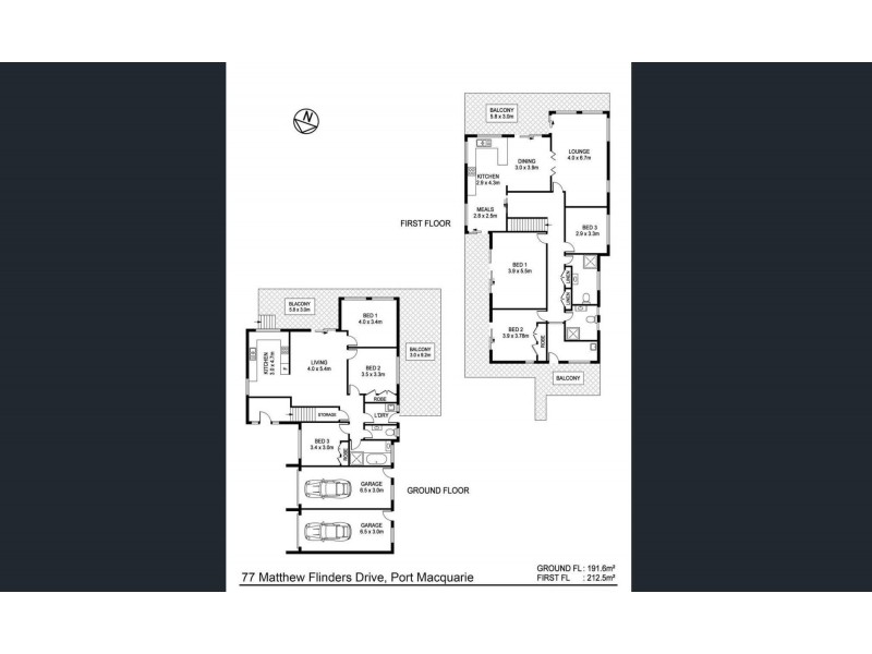 1/77 Matthew Flinders Drive, Port Macquarie NSW 2444 Floorplan