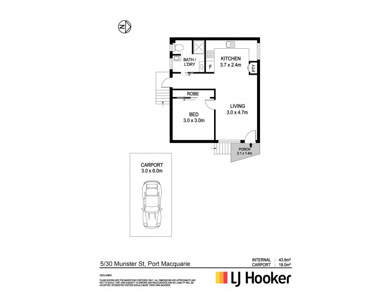 5/30 Munster Street, Port Macquarie NSW 2444 Floorplan
