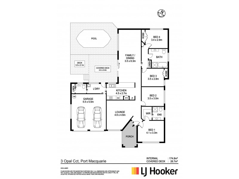 3 Opal Circuit, Port Macquarie NSW 2444 Floorplan