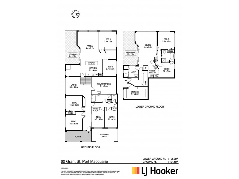 60 Grant Street, Port Macquarie NSW 2444 Floorplan