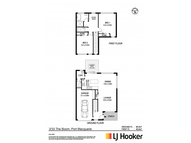 3/30 The Boom, Port Macquarie NSW 2444 Floorplan