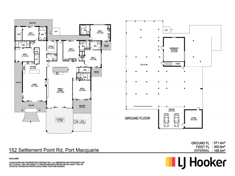 152 Settlement Point Road, Port Macquarie NSW 2444 Floorplan