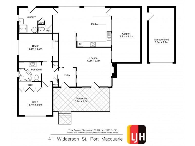 41 Widderson Street, Port Macquarie NSW 2444 Floorplan