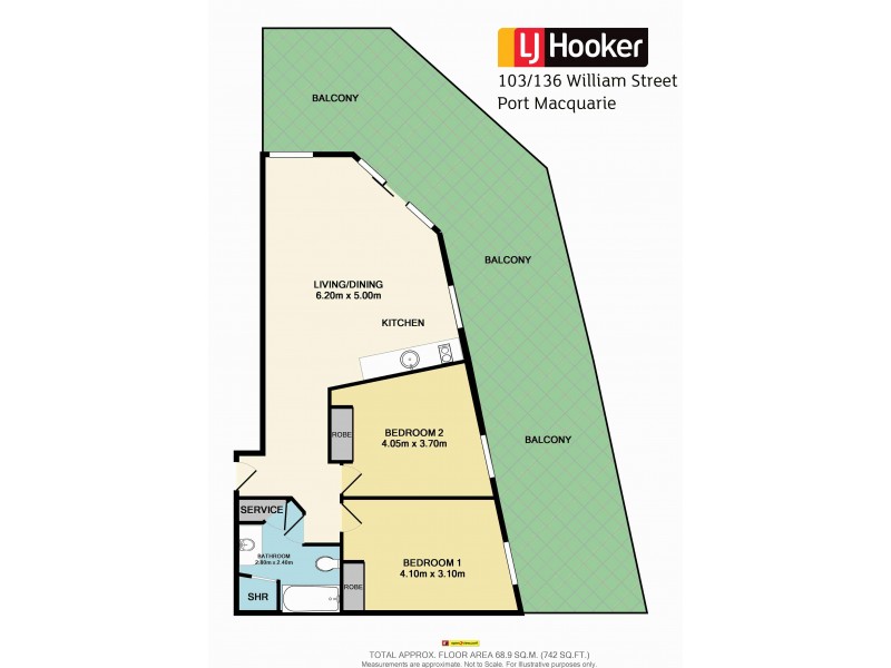 103/136 William Street, Port Macquarie NSW 2444 Floorplan