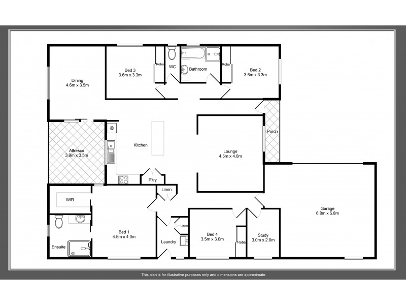 34 Currawong Drive, Port Macquarie NSW 2444 Floorplan