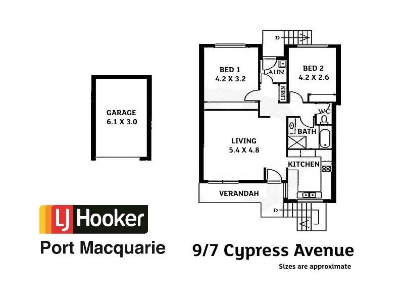 9/7 Cypress Avenue, Port Macquarie NSW 2444 Floorplan