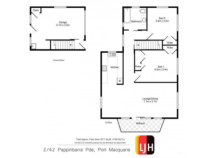 2/42 Pappinbarra Parade, Port Macquarie NSW 2444 Floorplan