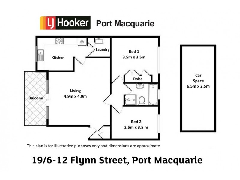 19/6-12 Flynn Street, Port Macquarie NSW 2444 Floorplan