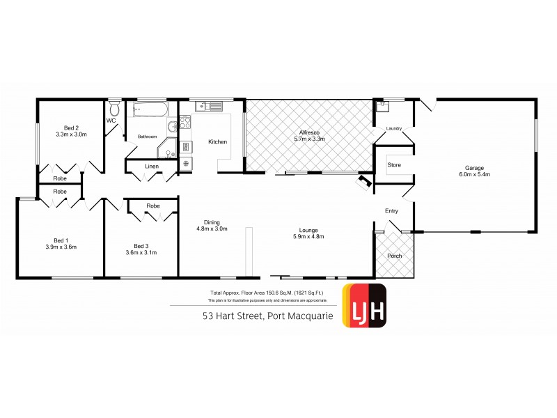 53 Hart Street, Port Macquarie NSW 2444 Floorplan