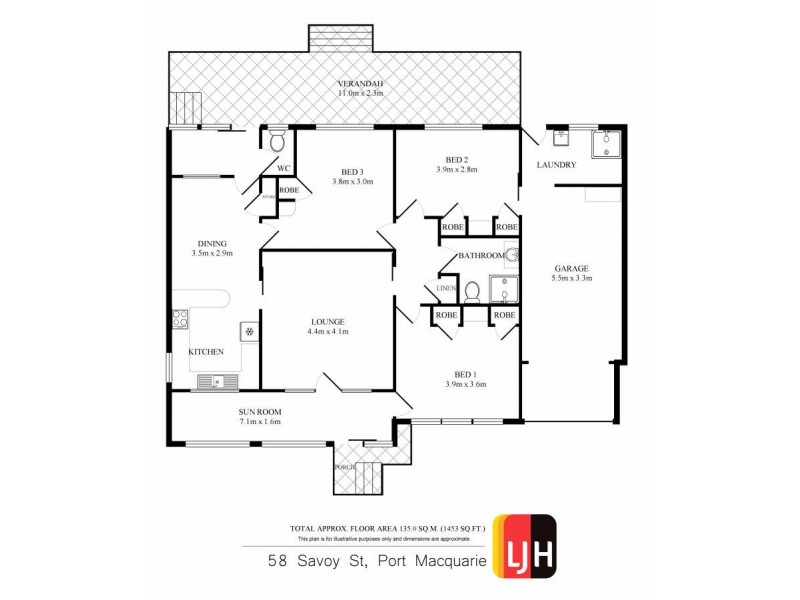 58 Savoy Street, Port Macquarie NSW 2444 Floorplan
