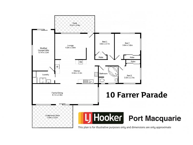 10 Farrer Parade, Port Macquarie NSW 2444 Floorplan