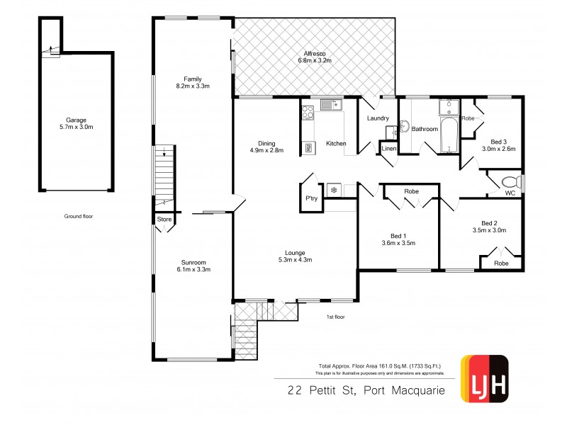 22 Pettit Street, Port Macquarie NSW 2444 Floorplan