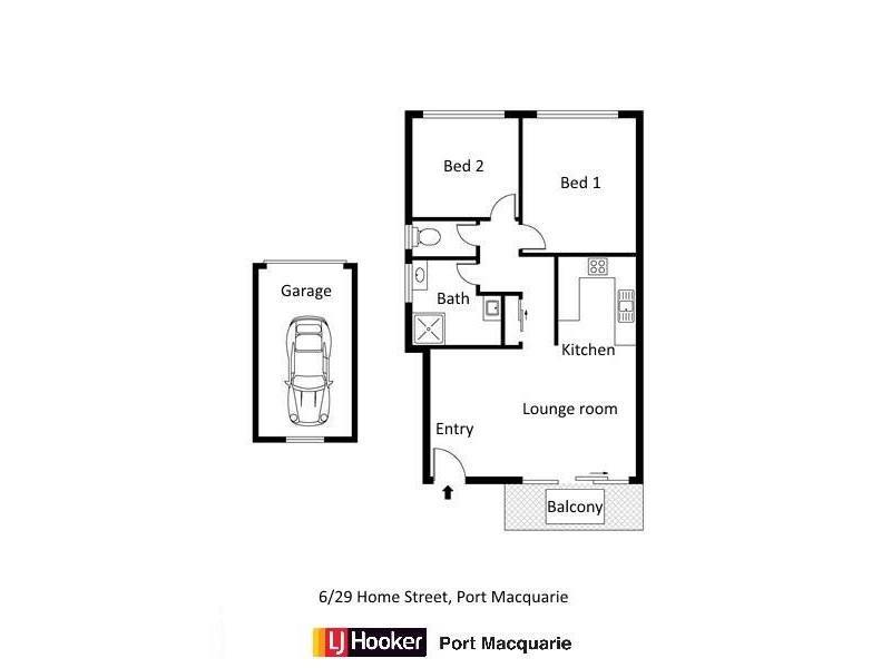 6/29 Home Street, Port Macquarie NSW 2444 Floorplan