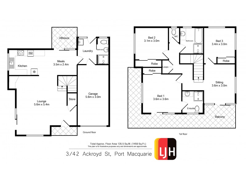 3/42 Ackroyd, Port Macquarie NSW 2444 Floorplan