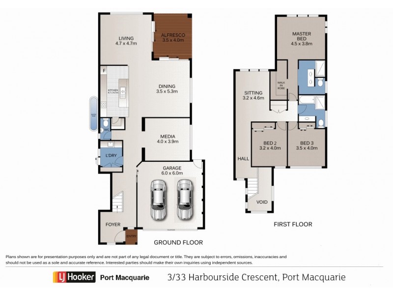 3/33 Harbourside Crescent, Port Macquarie NSW 2444 Floorplan
