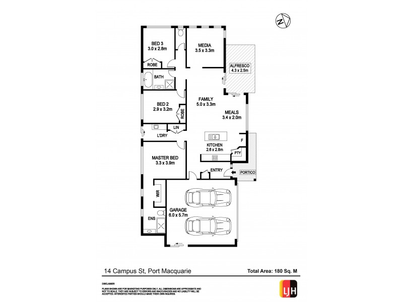 14 Campus Street, Port Macquarie NSW 2444 Floorplan