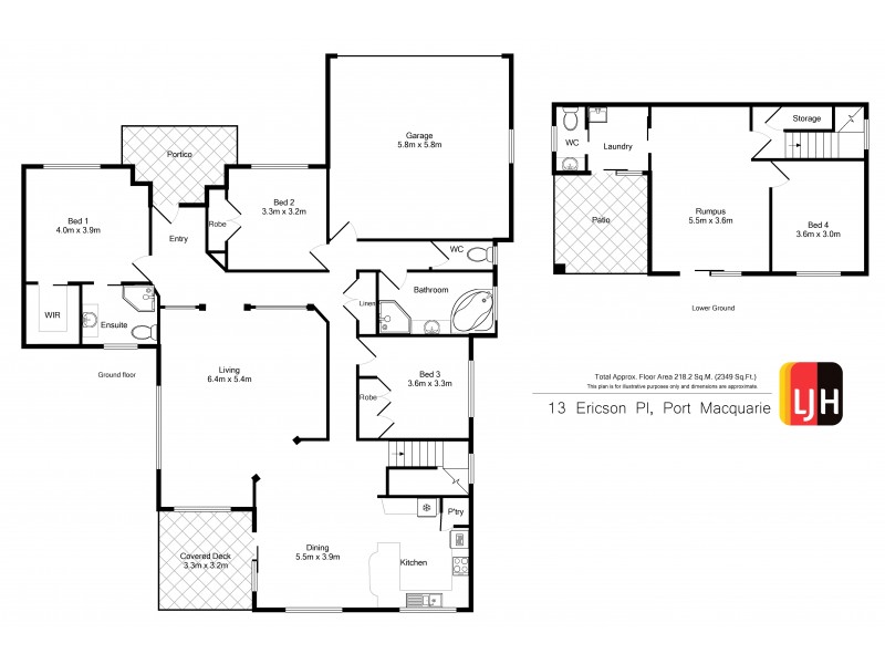 13 Ericson Place, Port Macquarie NSW 2444 Floorplan
