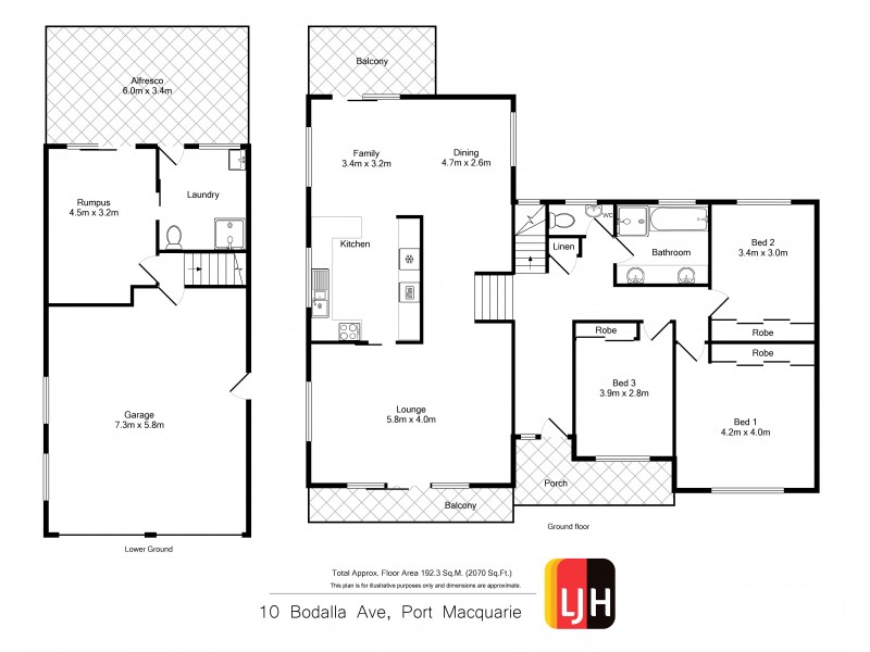 10 Bodalla Avenue, Port Macquarie NSW 2444 Floorplan
