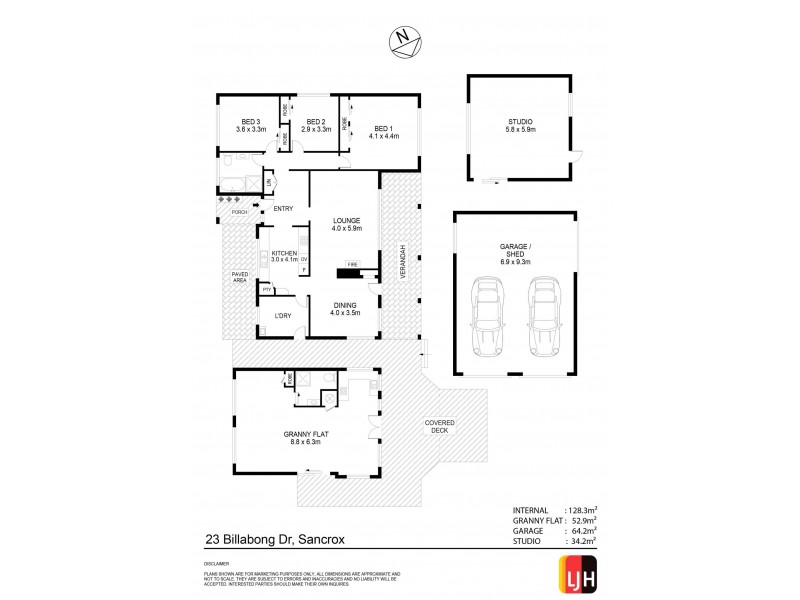 23 Billabong Drive, Sancrox NSW 2446 Floorplan