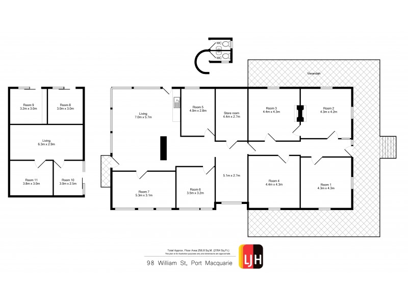 98 William Street, Port Macquarie NSW 2444 Floorplan