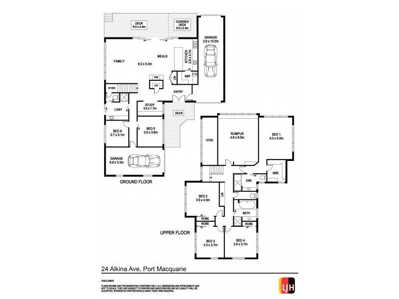 24 Alkina Avenue, Port Macquarie NSW 2444 Floorplan