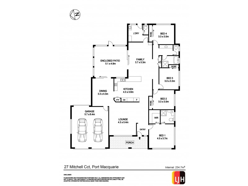27 Mitchell Circuit, Port Macquarie NSW 2444 Floorplan