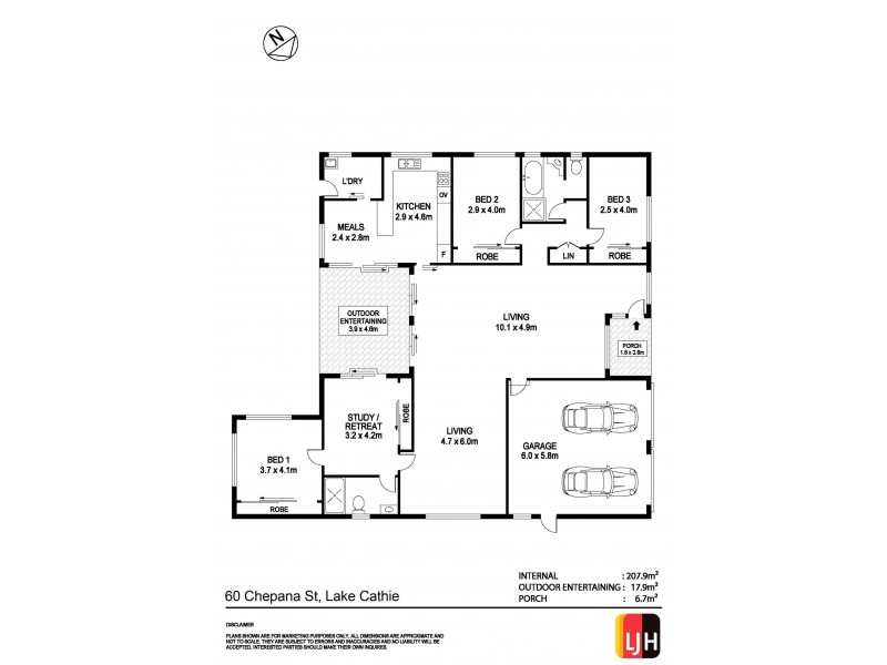 60 Chepana Street, Lake Cathie NSW 2445 Floorplan