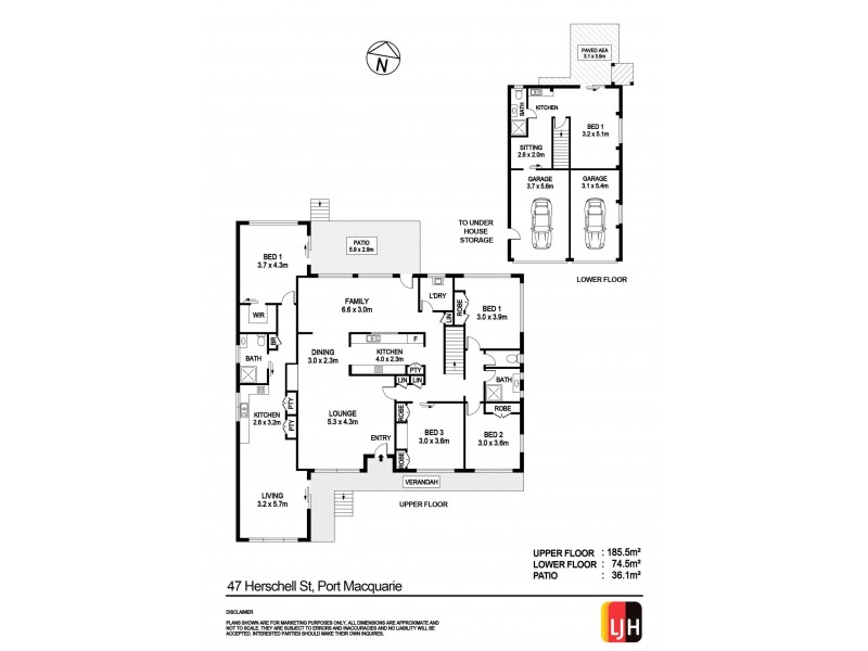 47 Herschell Street, Port Macquarie NSW 2444 Floorplan