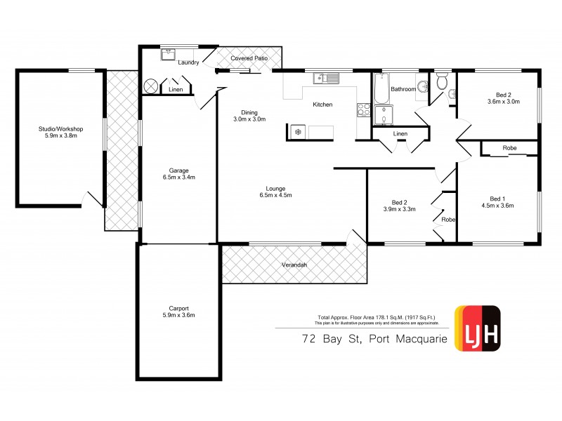 72 Bay Street, Port Macquarie NSW 2444 Floorplan