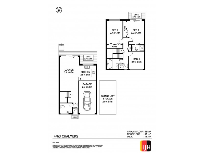 4/63 Chalmers Street, Port Macquarie NSW 2444 Floorplan