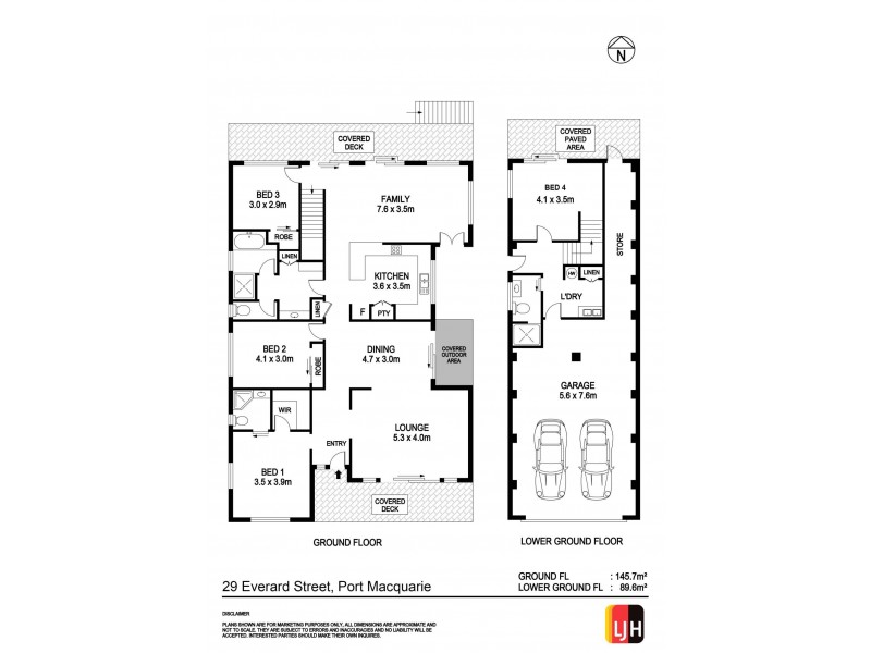 29 Everard Street, Port Macquarie NSW 2444 Floorplan
