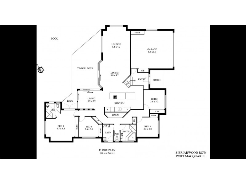 18. Briarwood Row, Port Macquarie NSW 2444 Floorplan
