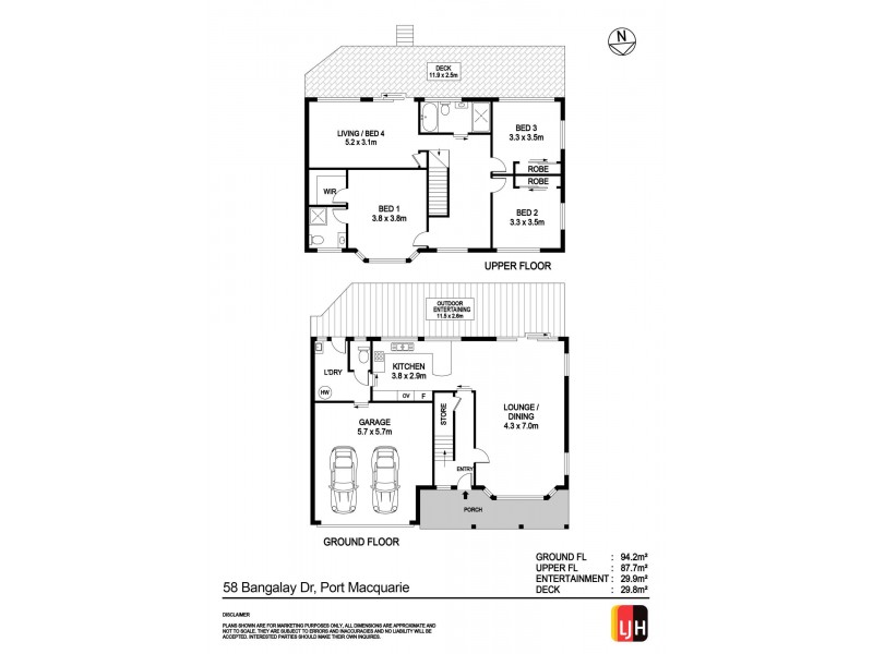 58 Bangalay Drive, Port Macquarie NSW 2444 Floorplan