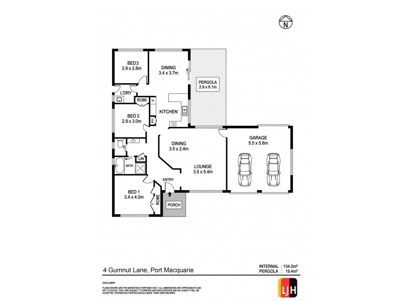 4 Gumnut Lane, Port Macquarie NSW 2444 Floorplan