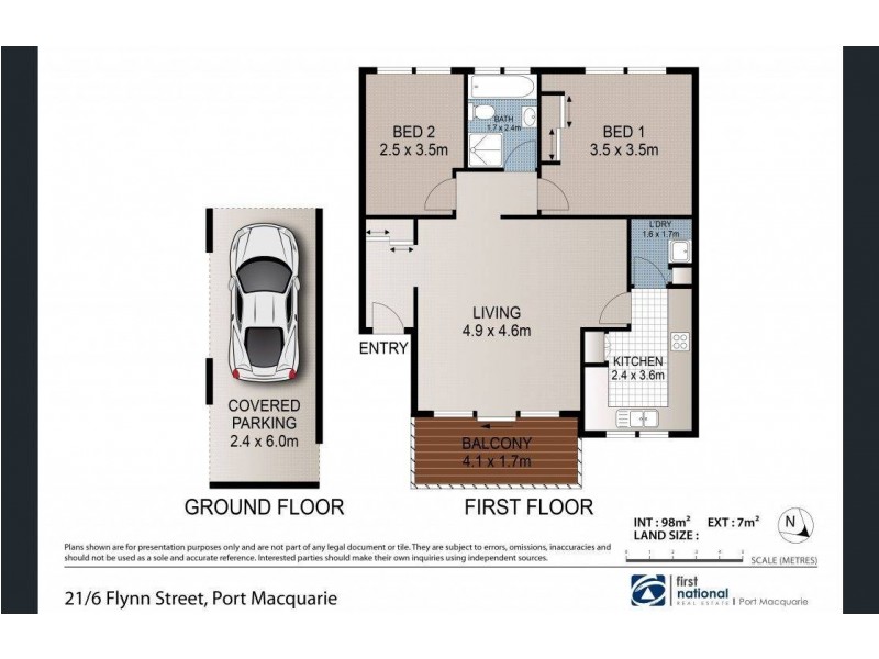 21/6-12 Flynn Street, Port Macquarie NSW 2444 Floorplan