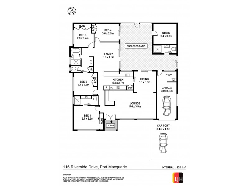 116 Riverside Drive, Riverside NSW 2444 Floorplan