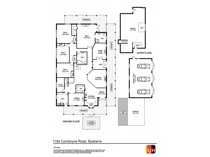1194 Comboyne Road, Byabarra NSW 2446 Floorplan