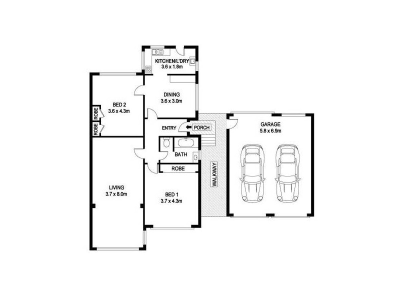 32 Chalmers Street, Port Macquarie NSW 2444 Floorplan