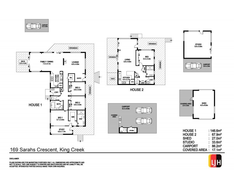 169 Sarahs Crescent, King Creek NSW 2446 Floorplan