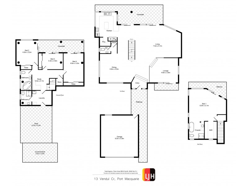 13 Vendul Crescent, Port Macquarie NSW 2444 Floorplan